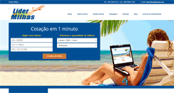 Desktop Screenshot of lidermilhas.com